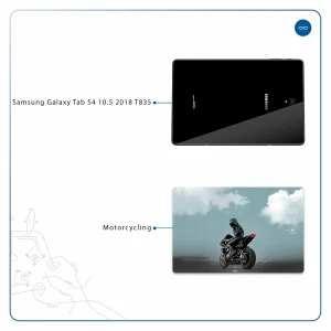 برچسب پوششی ماهوت مدل Motorcycling مناسب برای تبلت سامسونگ Galaxy Tab S4 10.5 2018 T835