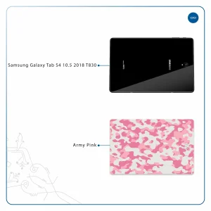 برچسب پوششی ماهوت مدل Army-Pink مناسب برای تبلت سامسونگ Galaxy Tab S4 10.5 2018 T830
