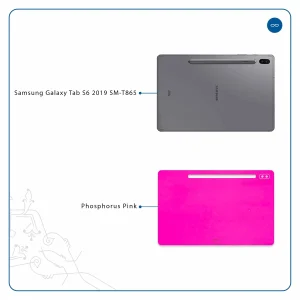 برچسب پوششی ماهوت مدل Phosphorus-Pink مناسب برای تبلت سامسونگ Galaxy Tab S6 2019 SM-T865