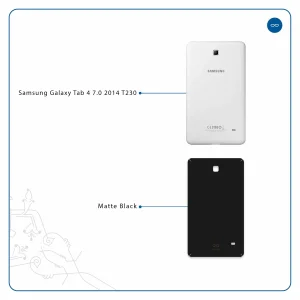 برچسب پوششی ماهوت مدل Matte-Black مناسب برای تبلت سامسونگ Galaxy Tab 4 7.0 2014 T230