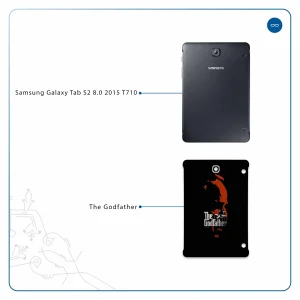 برچسب پوششی ماهوت مدل The Godfather مناسب برای تبلت سامسونگ Galaxy Tab S2 8.0 2015 T710