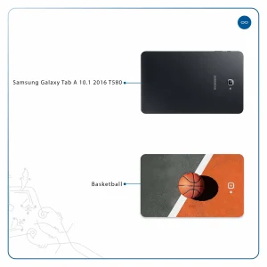برچسب پوششی ماهوت مدل Basketball مناسب برای تبلت سامسونگ Galaxy Tab A 10.1 2016 T580