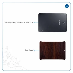 برچسب پوششی ماهوت مدل Red-Wood مناسب برای تبلت سامسونگ Galaxy Tab S2 9.7 2015 T810