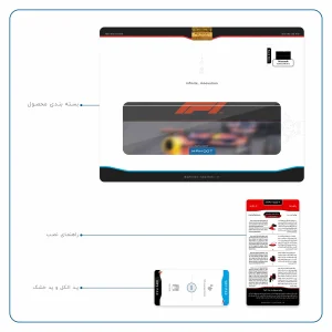 برچسب پوششی ماهوت مدل Formula One مناسب برای تبلت مایکروسافت Surface 2 RT 2013