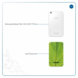 برچسب پوششی ماهوت مدل Leaf-Texture مناسب برای تبلت سامسونگ Galaxy Tab 3 8.0 2013 T310