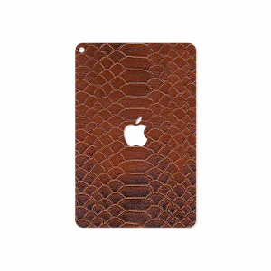 برچسب پوششی ماهوت مدل Brown-Snake-Leather مناسب برای تبلت اپل iPad mini (GEN 5) 2019 A2126