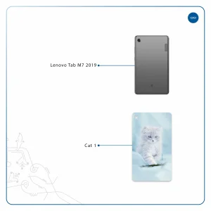برچسب پوششی ماهوت مدل Cat-1 مناسب برای تبلت لنوو Tab M7 2019