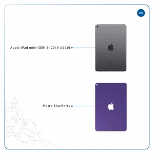 برچسب پوششی ماهوت مدل Matte-BlueBerry مناسب برای تبلت اپل iPad mini (GEN 5) 2019 A2126
