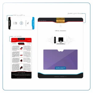 برچسب پوششی ماهوت مدل Matte-BlueBerry مناسب برای تبلت اپل iPad mini (GEN 5) 2019 A2126