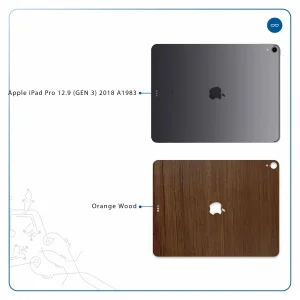 برچسب پوششی ماهوت مدل Orange-Wood مناسب برای تبلت اپل iPad Pro 12.9 (GEN 3) 2018 A1983