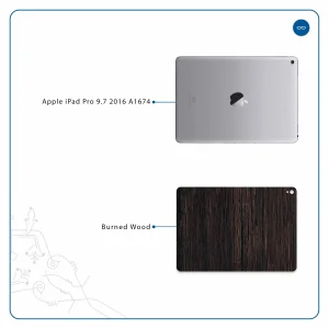 برچسب پوششی ماهوت مدل Burned Wood مناسب برای تبلت اپل iPad Pro 9.7 2016 A1674