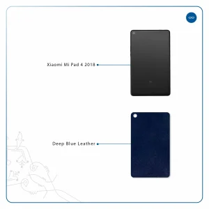 برچسب پوششی ماهوت مدل Deep-Blue-Leather مناسب برای تبلت شیائومی Mi Pad 4 2018