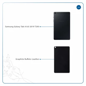 برچسب پوششی ماهوت مدل Graphite Buffalo Leather مناسب برای تبلت سامسونگ Galaxy Tab A 8.0 2019 T295