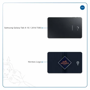 برچسب پوششی ماهوت مدل Hermes-Logo مناسب برای تبلت سامسونگ Galaxy Tab A 10.1 2016 T585