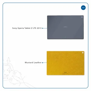برچسب پوششی ماهوت مدل Mustard-Leather مناسب برای تبلت سونی Xperia Tablet Z LTE 2013