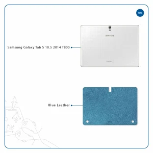 برچسب پوششی ماهوت مدل Blue-Leather مناسب برای تبلت سامسونگ Galaxy Tab S 10.5 2014 T800