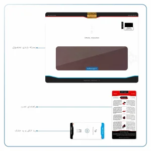 برچسب پوششی ماهوت مدل Matte-Dark-Brown-Leather مناسب برای تبلت هوآوی Matepad 10.4 2020 BAH3-L09