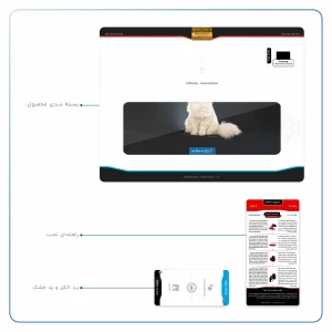 برچسب پوششی ماهوت مدل Persian cat مناسب برای تبلت سامسونگ Galaxy Tab S5e 10.5 2019 T720