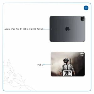 برچسب پوششی ماهوت مدل Pubg-Game مناسب برای تبلت اپل iPad Pro 11 (GEN 2) 2020 A2068