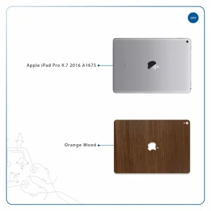 برچسب پوششی ماهوت مدل Orange-Wood مناسب برای تبلت اپل iPad Pro 9.7 2016 A1675