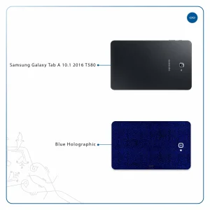 برچسب پوششی ماهوت مدل Blue-Holographic مناسب برای تبلت سامسونگ Galaxy Tab A 10.1 2016 T580