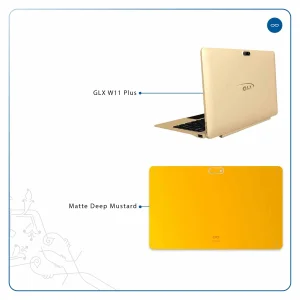 برچسب پوششی ماهوت مدل Matte-Deep-Mustard مناسب برای تبلت جی ال ایکس W11 Plus