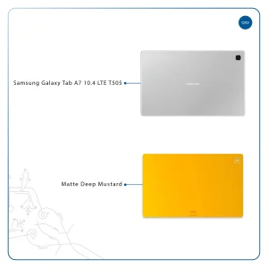 برچسب پوششی ماهوت مدل Matte-Deep-Mustard مناسب برای تبلت سامسونگ Galaxy Tab A7 10.4 LTE 2020 T505