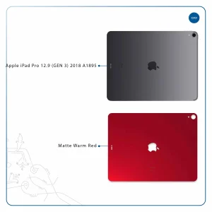 برچسب پوششی ماهوت مدل Matte-Warm-Red مناسب برای تبلت اپل iPad Pro 12.9 (GEN 3) 2018 A1895