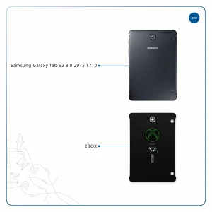 برچسب پوششی ماهوت مدل XBOX مناسب برای تبلت سامسونگ Galaxy Tab S2 8.0 2015 T710