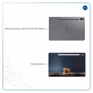 برچسب پوششی ماهوت مدل Hamburger مناسب برای تبلت سامسونگ Galaxy Tab S6 2019 SM-T860