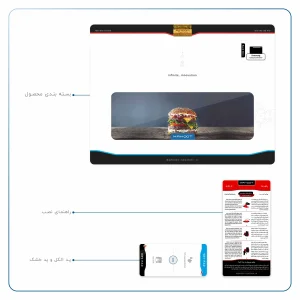برچسب پوششی ماهوت مدل Hamburger مناسب برای تبلت سامسونگ Galaxy Tab S6 2019 SM-T860
