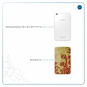 برچسب پوششی ماهوت مدل Nastaliq-5 مناسب برای تبلت سامسونگ Galaxy Tab 3 8.0 2013 T311
