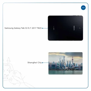 برچسب پوششی ماهوت مدل Shanghai City مناسب برای تبلت سامسونگ Galaxy Tab S3 9.7 2017 T825