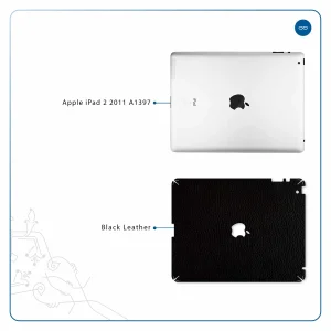 برچسب پوششی ماهوت مدل Black-Leather مناسب برای تبلت اپل iPad 2 2011 A1397