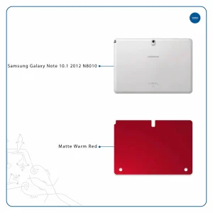 برچسب پوششی ماهوت مدل Matte-Warm-Red مناسب برای تبلت سامسونگ Galaxy Note 10.1 2012 N8010