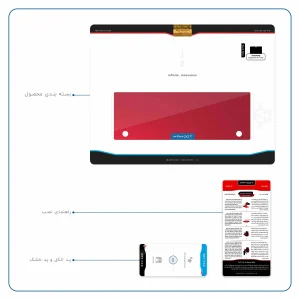 برچسب پوششی ماهوت مدل Matte-Warm-Red مناسب برای تبلت سامسونگ Galaxy Note 10.1 2012 N8010