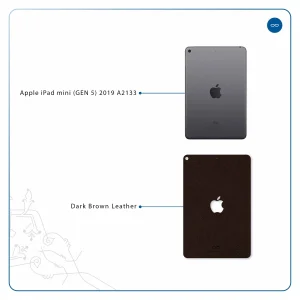 برچسب پوششی ماهوت مدل Dark-Brown-Leather مناسب برای تبلت اپل iPad mini (GEN 5) 2019 A2133