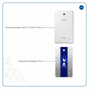 برچسب پوششی ماهوت مدل Tottenham Hotspur FC مناسب برای تبلت سامسونگ Galaxy Tab 4 7.0 2014 T231