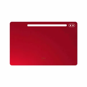 برچسب پوششی ماهوت مدل Matte-Warm-Red مناسب برای تبلت سامسونگ Galaxy Tab S6 2019 SM-T860