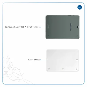 برچسب پوششی ماهوت مدل Matte-White مناسب برای تبلت سامسونگ Galaxy Tab A 9.7 2015 T555