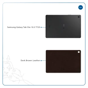 برچسب پوششی ماهوت مدل Dark-Brown-Leather مناسب برای تبلت سامسونگ Galaxy Tab S5e 10.5 2019 T720