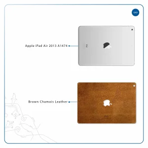 برچسب پوششی ماهوت مدل Brown-Chamois-Leather مناسب برای تبلت اپل iPad Air 2013 A1474