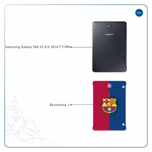 برچسب پوششی ماهوت مدل Barcelona مناسب برای تبلت سامسونگ Galaxy Tab S2 8.0 2016 T719N