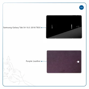 برچسب پوششی ماهوت مدل Purple-Leather مناسب برای تبلت سامسونگ Galaxy Tab S4 10.5 2018 T835