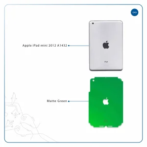برچسب پوششی ماهوت مدل Matte-Green مناسب برای تبلت اپل iPad mini 2012 A1432