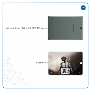 برچسب پوششی ماهوت مدل Pubg-Game مناسب برای تبلت سامسونگ Galaxy Tab A 9.7 2015 T555