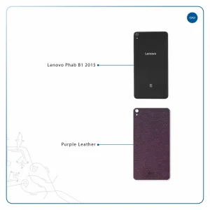 برچسب پوششی ماهوت مدل Purple-Leather مناسب برای تبلت لنوو Phab B1 2015