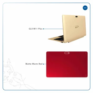 برچسب پوششی ماهوت مدل Matte-Warm-Red مناسب برای تبلت جی ال ایکس W11 Plus