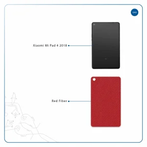 برچسب پوششی ماهوت مدل Red-Fiber مناسب برای تبلت شیائومی Mi Pad 4 2018