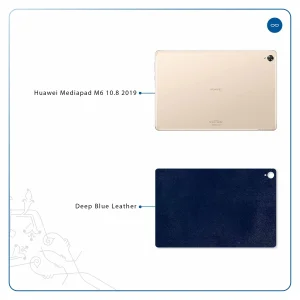 برچسب پوششی ماهوت مدل Deep-Blue-Leather مناسب برای تبلت هوآوی Mediapad M6 10.8 2019